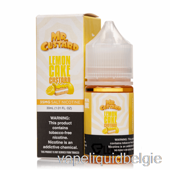 Vape Vloeibare Citroencakevla - Mr Custardzouten - 30 Ml 50 Mg